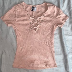 Pale pink blouse